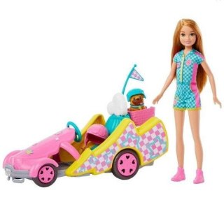 Lalka Barbie Gokart Stacie pojazd filmowy (HRM08) Barbie