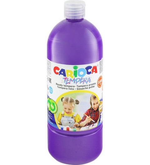 Farba tempera Carioca kolor: fioletowy 1000ml 1 kolor. (170-2662) Carioca