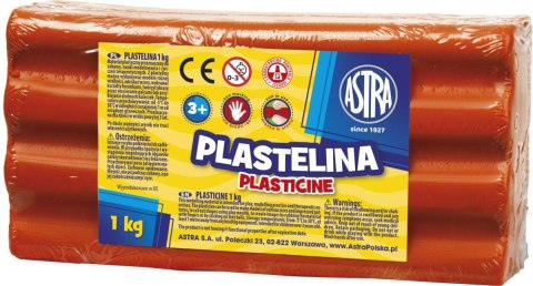 Plastelina Astra 1 kol. czerwona 1000g Astra