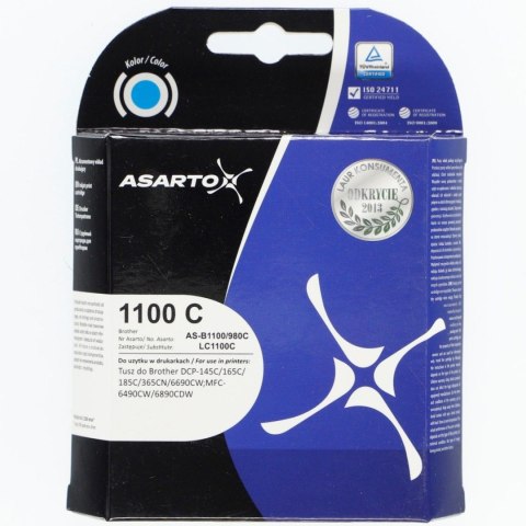 Tusz (cartridge) alternatywny Asarto Brother (AS-B1100/980C) Asarto