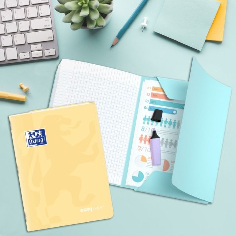 Zeszyt Oxford EASYBOOK PASTEL A4 60k. 90g krata (400161237) Oxford Zeszyt Oxford EASYBOOK PASTEL A4 60k. 90g krata (400161237) Oxford