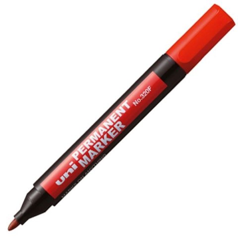 Marker permanentny Uni czerwony 1,0-4,5mm ścięta końcówka (NO-380B) Uni Marker permanentny Uni czerwony 1,0-4,5mm ścięta końcówka (NO-380B) Uni