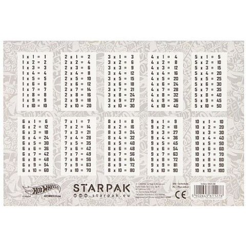 Plan lekcji Starpak Hot Wheels St (382138) Starpak