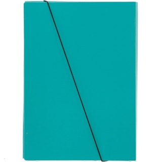 Teczka kartonowa na gumkę Medium 1A A4 turkusowy 700g VauPe (307/05) VauPe
