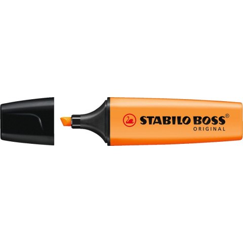 Zakreślacz Stabilo BOSS, pomarańczowy 0,5mm (70/54) Stabilo