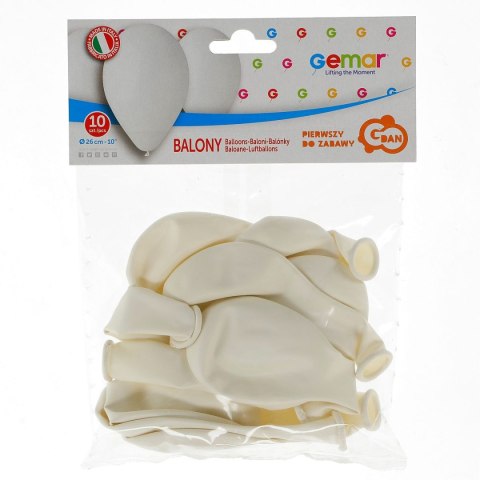 Balon gumowy Godan BALON PASTEL pastelowy biała 260mm 10cal (G90/FI/08) Godan