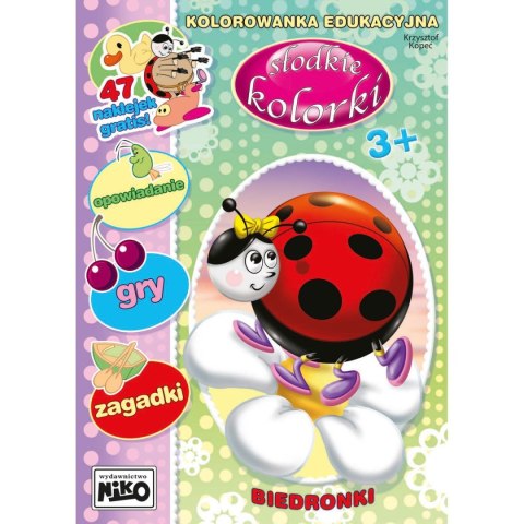 Książeczka edukacyjna Niko Słodkie kolorki. Biedronki Niko Książeczka edukacyjna Niko Słodkie kolorki. Biedronki Niko