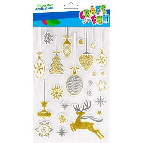 Naklejka (nalepka) Craft with Fun Renifery brokat (501422) Craft with Fun Naklejka (nalepka) Craft with Fun Renifery brokat (501422) Craft with Fun