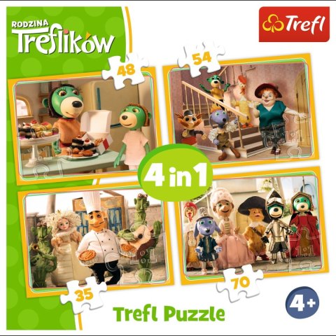 Puzzle Trefl 4w1 el. (34318) Trefl Puzzle Trefl 4w1 el. (34318) Trefl