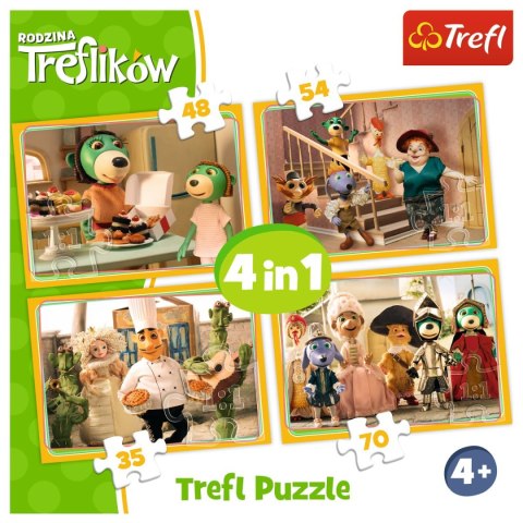 Puzzle Trefl 4w1 el. (34318) Trefl Puzzle Trefl 4w1 el. (34318) Trefl