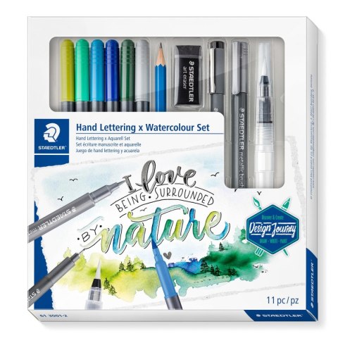 Zestaw kreślarski Staedtler Zestaw akwarelowy Hand Lettering (S 61 3001-2) Staedtler