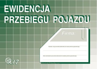 Druk offsetowy Michalczyk i Prokop Ewidencja przebiegu pojazdów (bez kosztów) A5 A5 32k. (K17) Michalczyk i Prokop