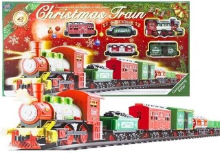 Kolejka Lean christmas train na baterie 430cm (1371) Lean