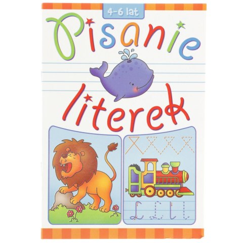 Książeczka edukacyjna Literka pisanie literek 4-6 lat (0039) Literka