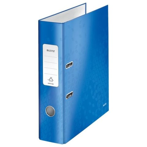 Segregator dźwigniowy Leitz WOW A4 80mm niebieski metaliczny (10050036) Leitz Segregator dźwigniowy Leitz WOW A4 80mm niebieski metaliczny (10050036) Leitz