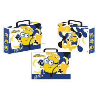 Teczka kartonowa na klips Minionki z rączką A4+ mix Beniamin (5665) Beniamin