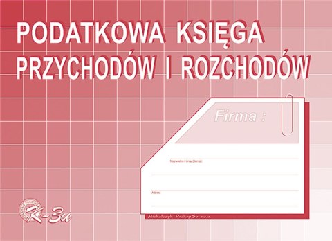 Druk offsetowy Michalczyk i Prokop Podatkowa księga przychodów i rozchodów A5 32k. (K-3u) Michalczyk i Prokop