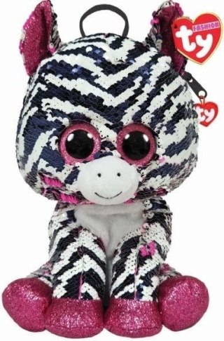 Pluszak Meteor Cekinowy plecak Fashion Zoey Zebra (TY95030) Meteor