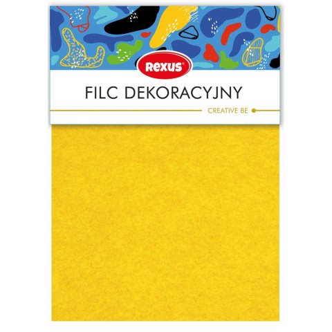 Zestaw szkolny Rexus filc kreatywny 10 el. (6040248) Rexus