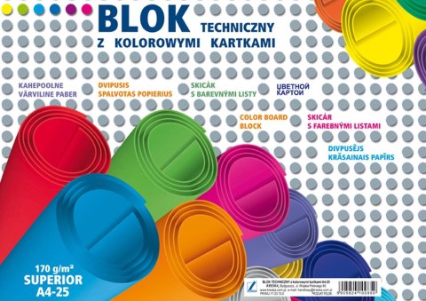 Blok techniczny Kreska superior A4 170g 25k Kreska