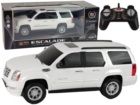 Samochód Lean Cadillac Escalade R/C Biały Światła Dźwięk 1:16 (14138) Lean