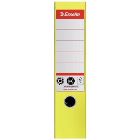 Segregator dźwigniowy Esselte neutralny pod względem emisji CO2 No.1 A4 75mm żółty (627566) Esselte