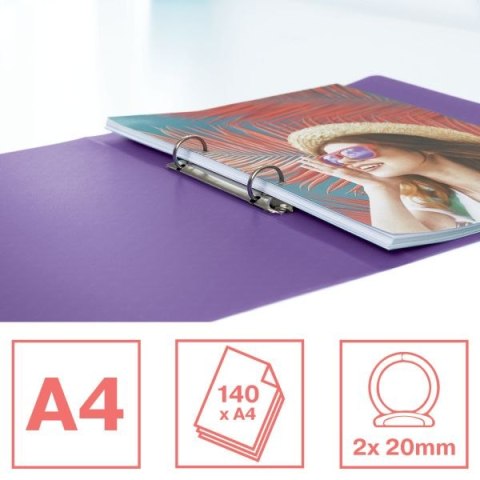 Segregator ringowy Esselte Colour Breeze A4 25mm lawendowy (628436) Esselte Segregator ringowy Esselte Colour Breeze A4 25mm lawendowy (628436) Esselte