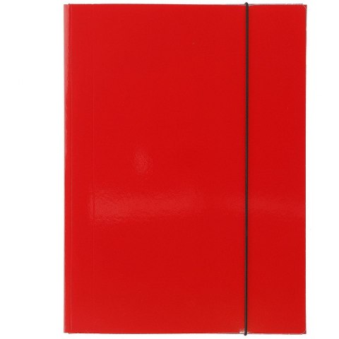 Teczka kartonowa na gumkę A4 czerwony 450g VauPe (302/01) VauPe