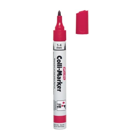 Marker permanentny Herlitz Colli-Marker 9566738 czerwony 1,0-4,0mm okrągła końcówka (400202807) Herlitz Marker permanentny Herlitz Colli-Marker 9566738 czerwony 1,0-4,0mm okrągła końcówka (400202807) Herlitz