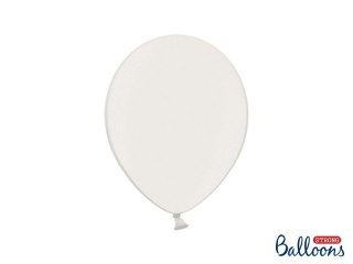 Balon gumowy Partydeco Party Deco BALONY STRONG PASTEL pastelowy 50 szt biały tytanowy (SB12P-008/50) Partydeco