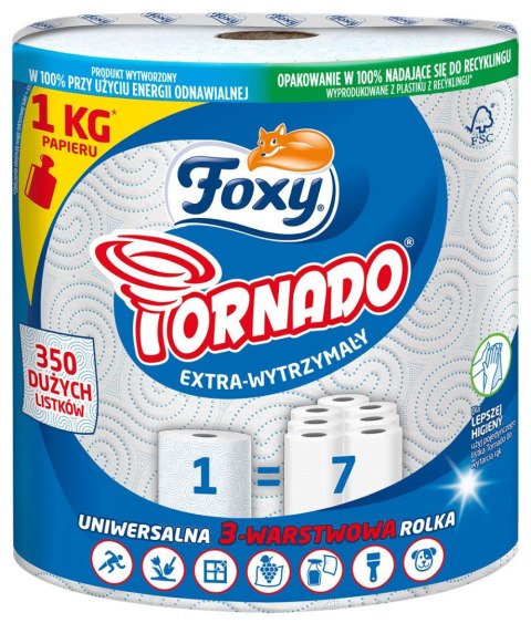 Ręcznik rolka Foxy Tornado papier kolor: biały Foxy