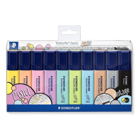 Zakreślacz Staedtler Classic Colors/ Vintage mix 1-5mm (S364 CWP10) Staedtler Zakreślacz Staedtler Classic Colors/ Vintage mix 1-5mm (S364 CWP10) Staedtler