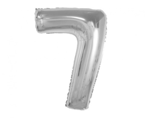 Balon foliowy Godan Smart, cyfra 7 srebrna, 92 cm (CH-S9S7) Godan Balon foliowy Godan Smart, cyfra 7 srebrna, 92 cm (CH-S9S7) Godan