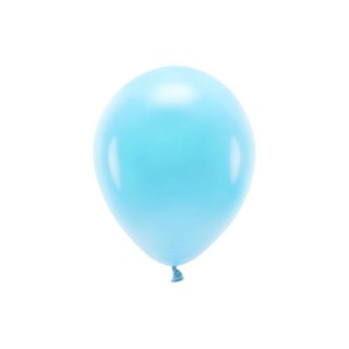 Balon gumowy Partydeco Pastel Eco Balloons niebieski jasny 260mm (ECO26P-001J) Partydeco