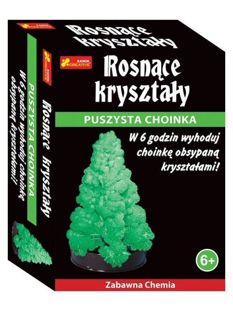 Zestaw kreatywny dla dzieci Ranok Creative Rosnące kryształy Puszysta choinka zielona Ranok Creative