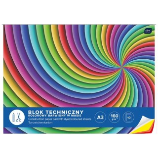 Blok techniczny Interdruk A3 mix 170g 10k (BLTA3K) Interdruk