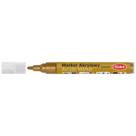 Marker specjalistyczny Toma akrylowy-żółty żółty 2,5mm okrągła końcówka (TO-402) Toma Marker specjalistyczny Toma akrylowy-żółty żółty 2,5mm okrągła końcówka (TO-402) Toma