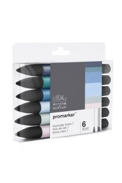 Marker specjalistyczny Winsor Zestaw 6szt skyscape mix (0290118) Winsor