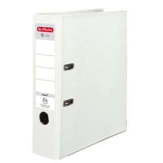 Segregator dźwigniowy Herlitz Q. file Standard 0011167079 A4 80mm biały (300023532) Herlitz