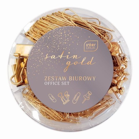 Spinacz Interdruk Satin gold (145szt) Interdruk Spinacz Interdruk Satin gold (145szt) Interdruk