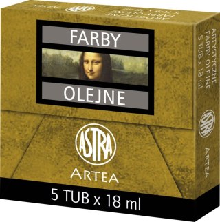 Farba olejna Artea kolor: Zielony 18ml 1 kolor. Artea