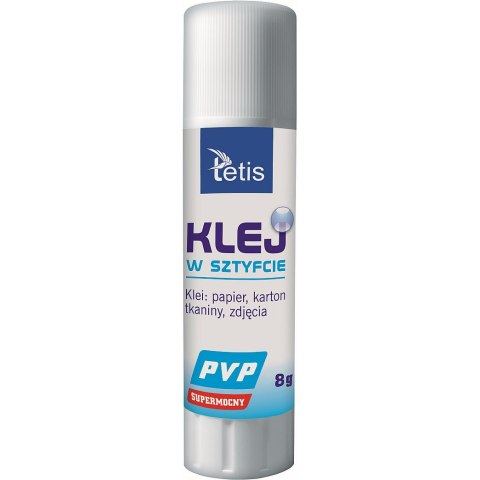 Klej w sztyfcie Tetis PVP 8g (BG112-E) Tetis