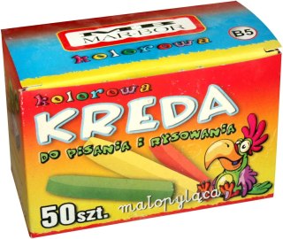 Kreda Mar-Bor B5 kolor: mix 50 szt Mar-Bor