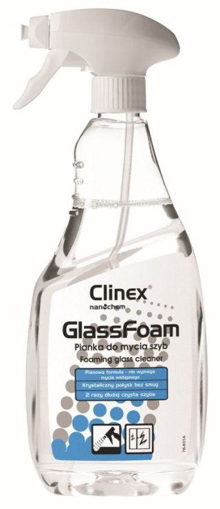 Pianka Clinex Glass Foam do mycia szyb 650 ml (77688) Clinex