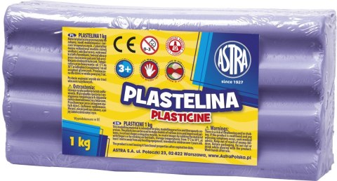 Plastelina Astra 1 kol. fiolet jasny 1000g (303111011) Astra