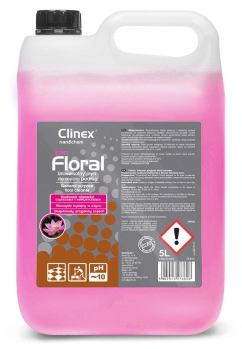 Płyn do podłóg Clinex Floral Ocean 5000ml (77-894) Clinex