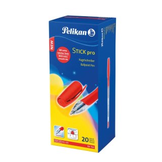 Długopis Pelikan Stick Pro K91 czerwony (PN912329) Pelikan