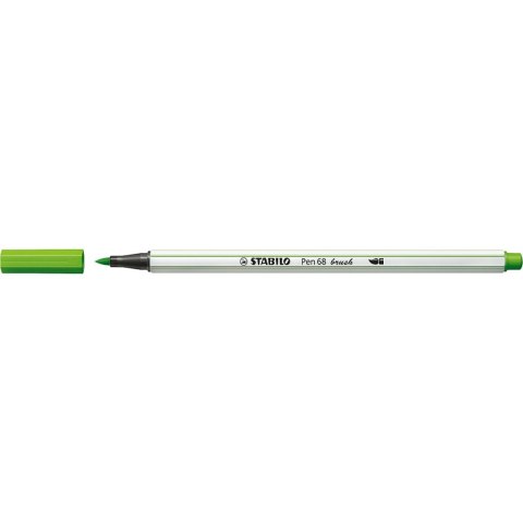 Flamaster Stabilo Pen 68 brush zielony jasny 1 kol. (568/33) Stabilo