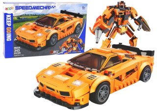 Klocki konstrukcyjne Lean Pojazd Auto Sportowe Robot Mcrelan Fi Lm 343 ele. (16565) Lean