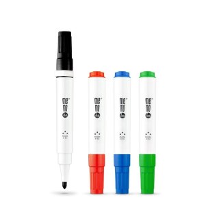 Marker permanentny Memobe 4kolory mix 3,0mm okrągła końcówka (MM350-99) Memobe